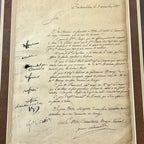 NAPOLEON BONAPARTE * JSA LOA * Signed Requests For Leaves of Absence Autograph