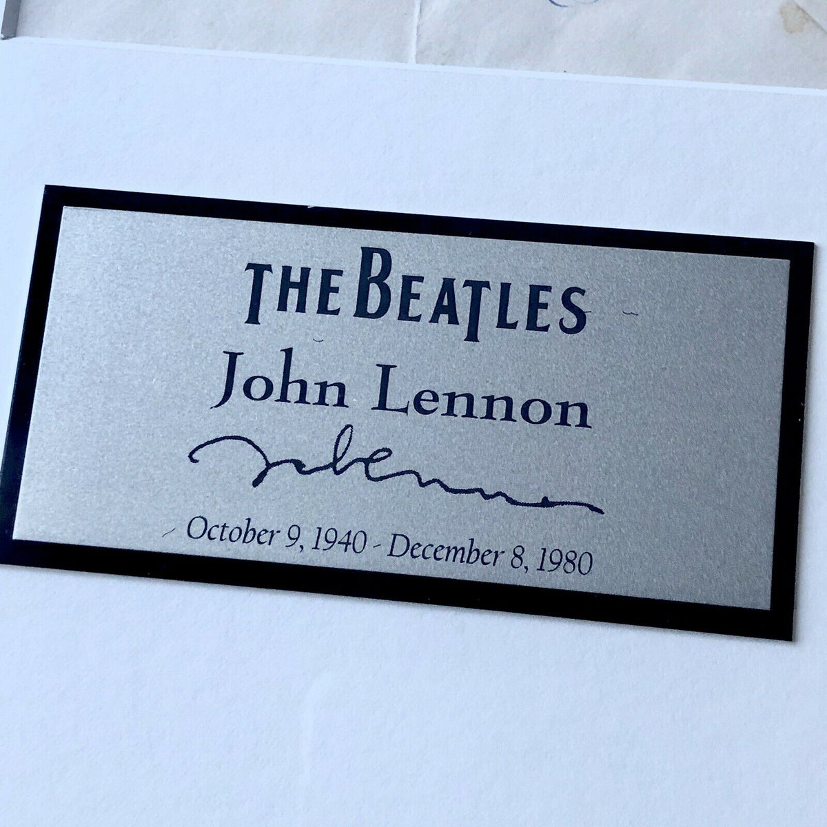 JOHN LENNON * JSA LOA * Autograph 1963 Envelope Signature Signed * The Beatles