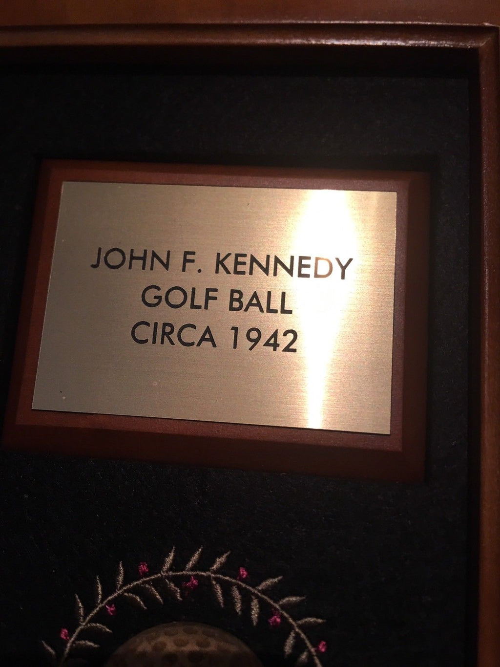JOHN F. KENNEDY * Scarce Authentic JFK 1942 Used Golf Ball * President Autograph