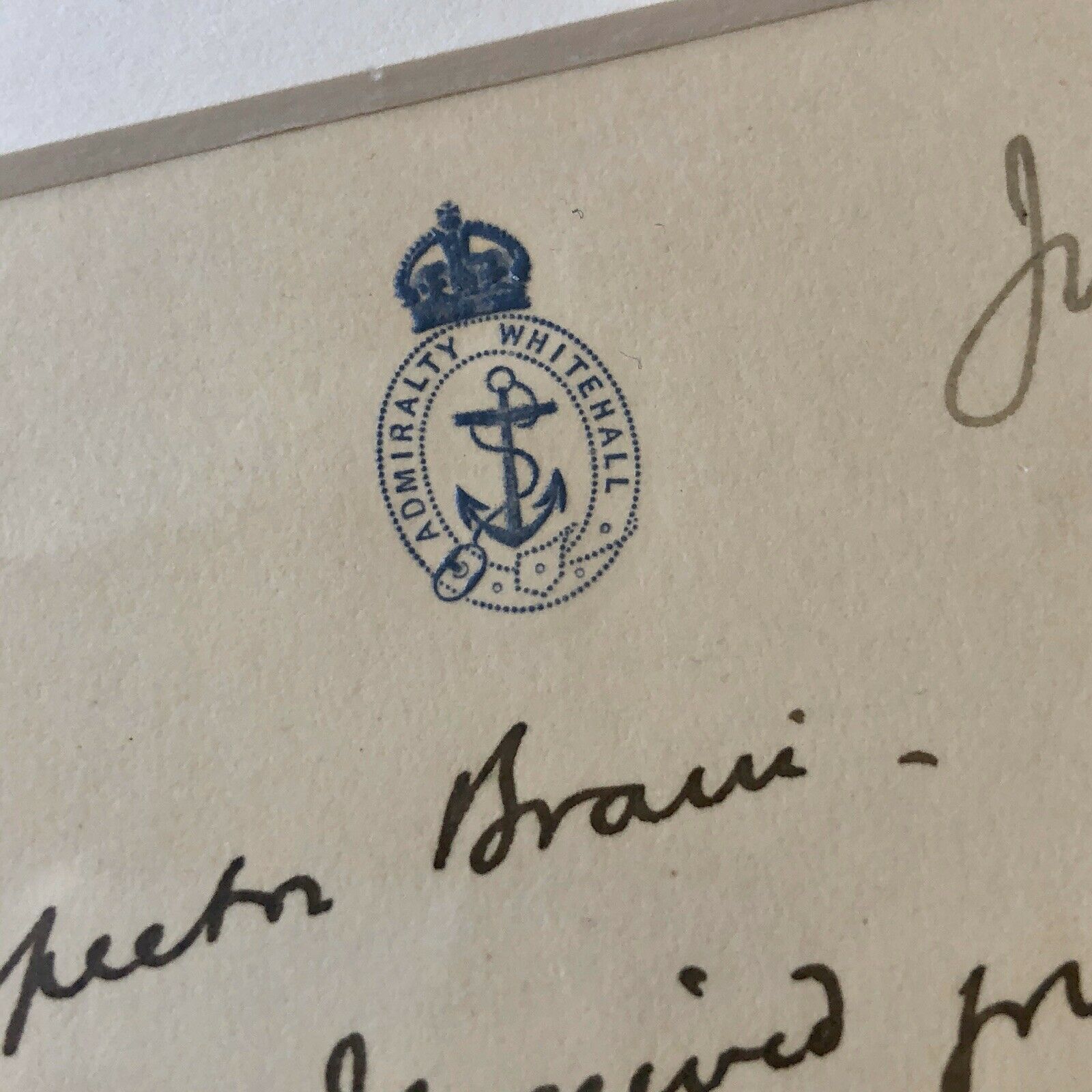 WINSTON S. CHURCHILL * JSA LOA * Authentic Handwritten AUTOGRAPH Letter SIGNED