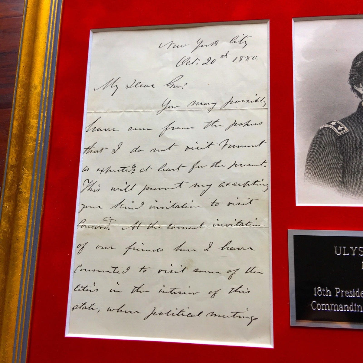 ULYSSES S. GRANT * PSA/DNA * Rare "Politics" 2 Page ALS* AUTOGRAPH Letter SIGNED