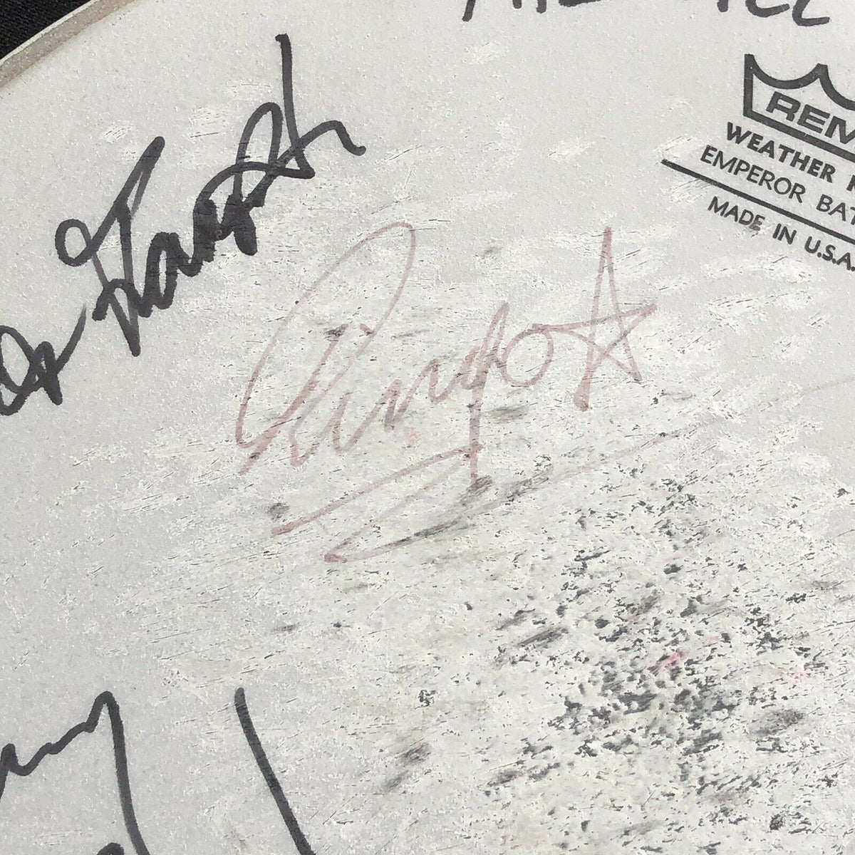 RINGO STARR & THE ALL STARR BAND * JSA LOA * Hand-Signed Remo Drumhead Autograph