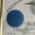 ABRAHAM LINCOLN * JSA LOA * Autograph Promotion of Antietam Veteran Signed *
