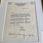 JOHN F. KENNEDY * JSA LOA * Twice 2x Signed Letter With Handwritten Postscript