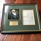 CHARLES DARWIN * JSA * Handwritten Autograph Mathematical Equations * Not Signed