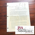 Apollo 1 * JSA * Crew Autograph NASA Document Signed * Roger Chaffee Gus Grissom
