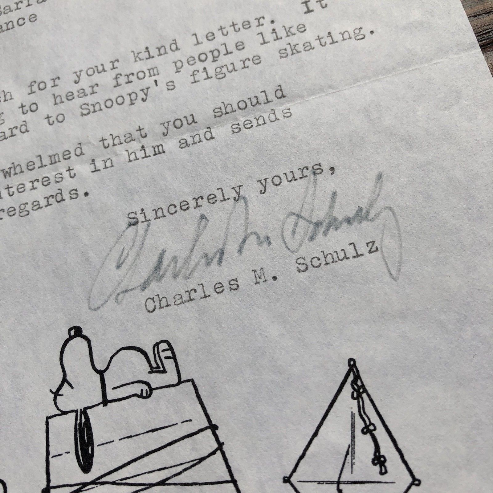 CHARLES M. SCHULZ * Autograph Peanuts Letter Signed * RR Auction COA
