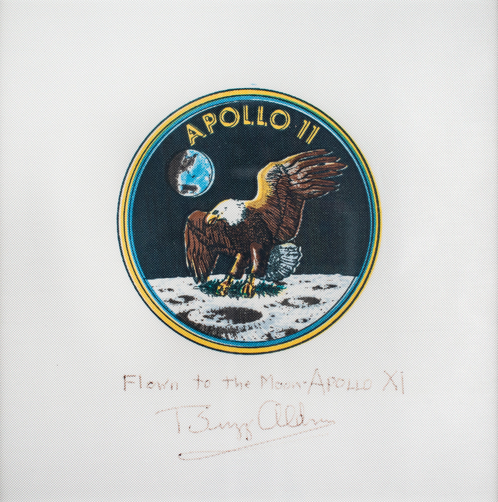 BUZZ ALDRIN * Apollo 11 Flown Signed Beta Cloth * Aldrin Personal Collection