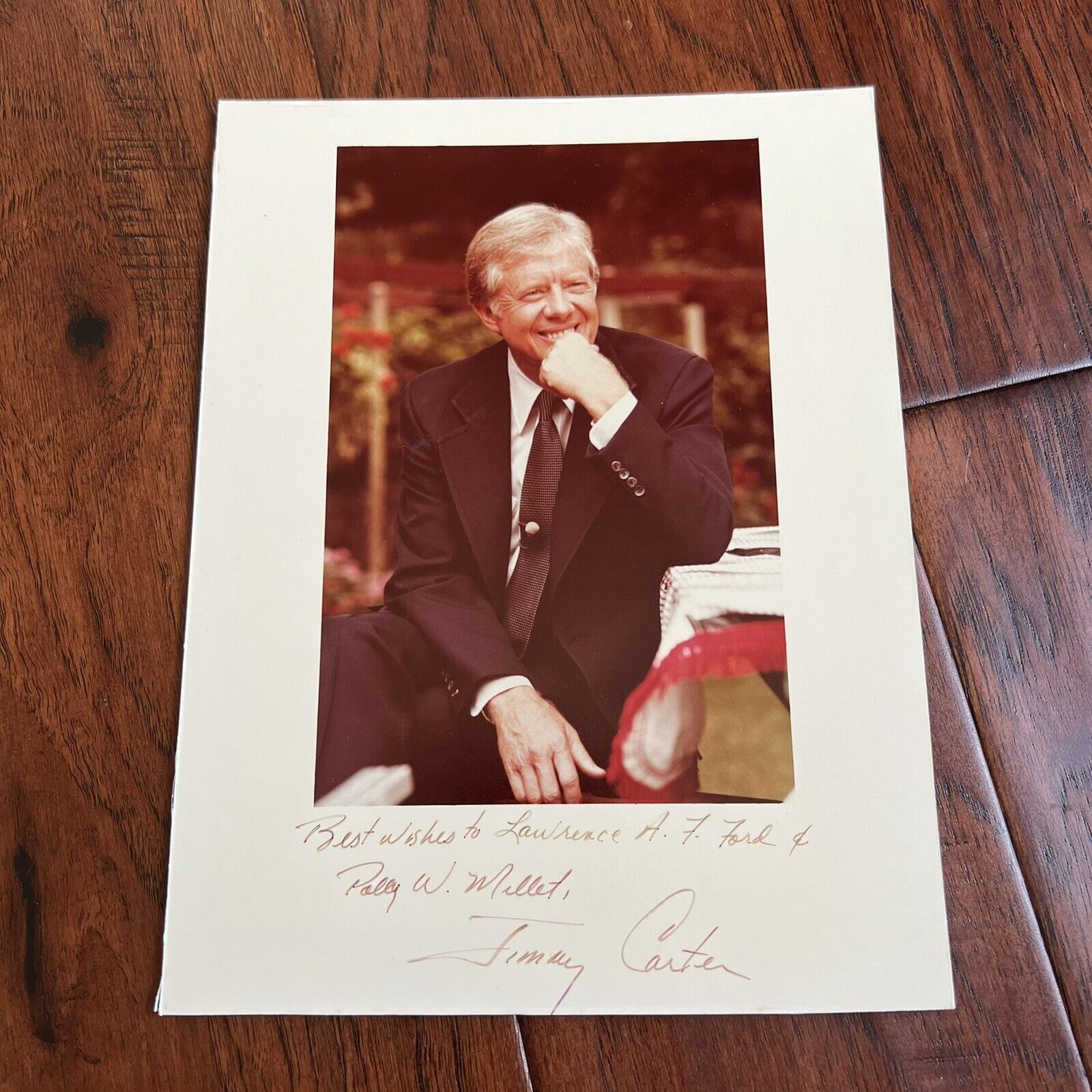 JIMMY CARTER * JSA * Full Signature On Portrait Photograph Signed Autograph