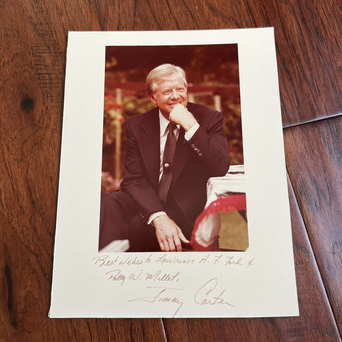 JIMMY CARTER * JSA * Full Signature On Portrait Photograph Signed Autograph