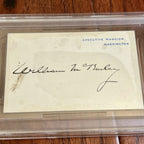 WILLIAM MCKINLEY * PSA/DNA Slab * Signed White House Card Autograph Signature