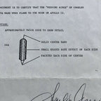 APOLLO 12 * Ladies Wedding Ring Flown to the Moon * Charles Conrad COA * Signed