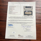 JOHN HANCOCK * JSA LOA * Autograph Cut Signature Signed Re: "George Washington"