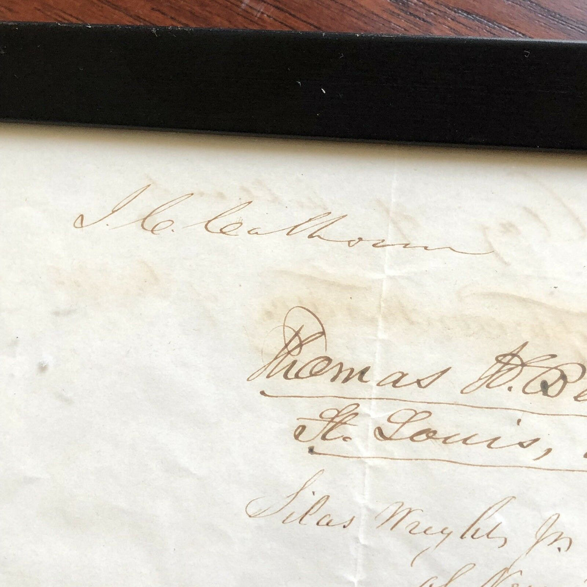 JOHN QUINCY ADAMS & MILLARD FILLMORE + Others * Hand Signed Autograph Pages *