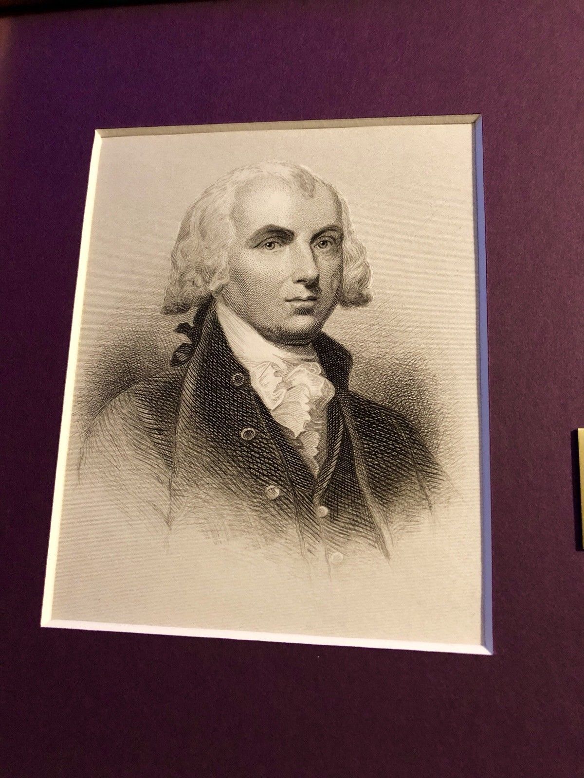 JAMES MADISON * Genuine SIGNED Clipped AUTOGRAPH * President Signature