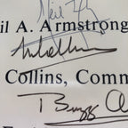 APOLLO 11 CREW SIGNED * PSA Zarelli * AUTOGRAPH "One Small Step" Neil Armstrong