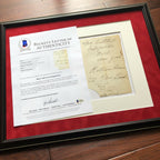 MARY TODD LINCOLN * BAS LOA * 1865 Executive Mansion Autograph Letter Signed *