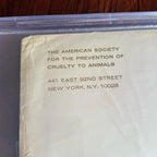 WALT DISNEY * Beckett BAS * Huge 7.5” ASPCA Autograph Envelope Signed Signature