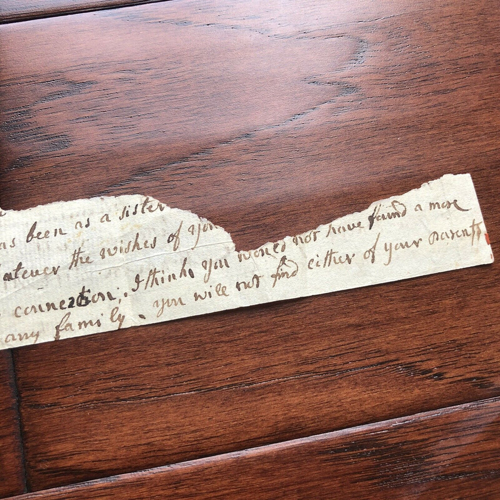ABIGAIL ADAMS * JSA LOA * Partial Autograph Letter Signed * To John Quincy Adams