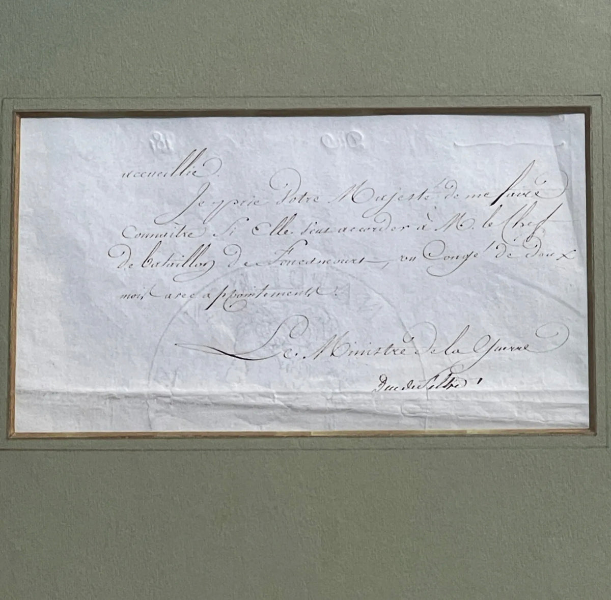 NAPOLEON BONAPARTE * PSA/DNA * Autograph Document Signed Approving Leave