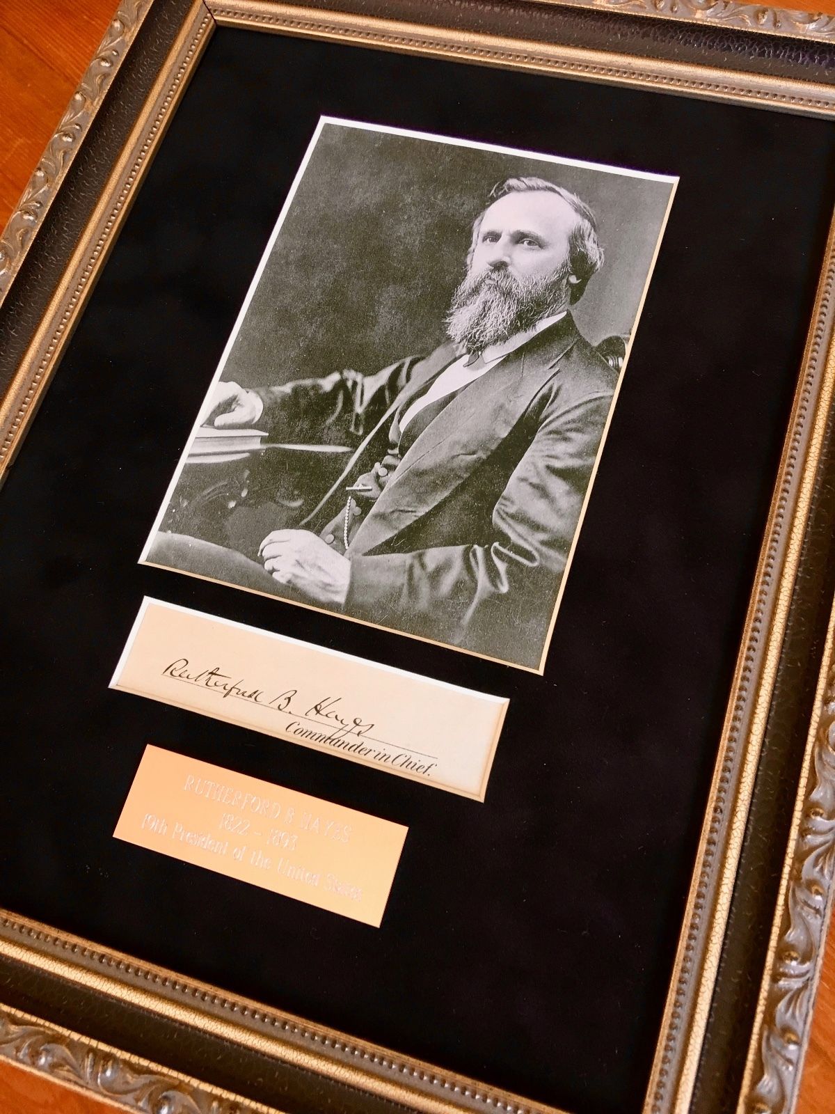 RUTHERFORD B. HAYES * Scarce Full Autograph Signed ** as PRESIDENT **