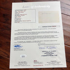 JOHN LENNON * JSA LOA * Signed Card While Recording Imagine * Beatles Autograph