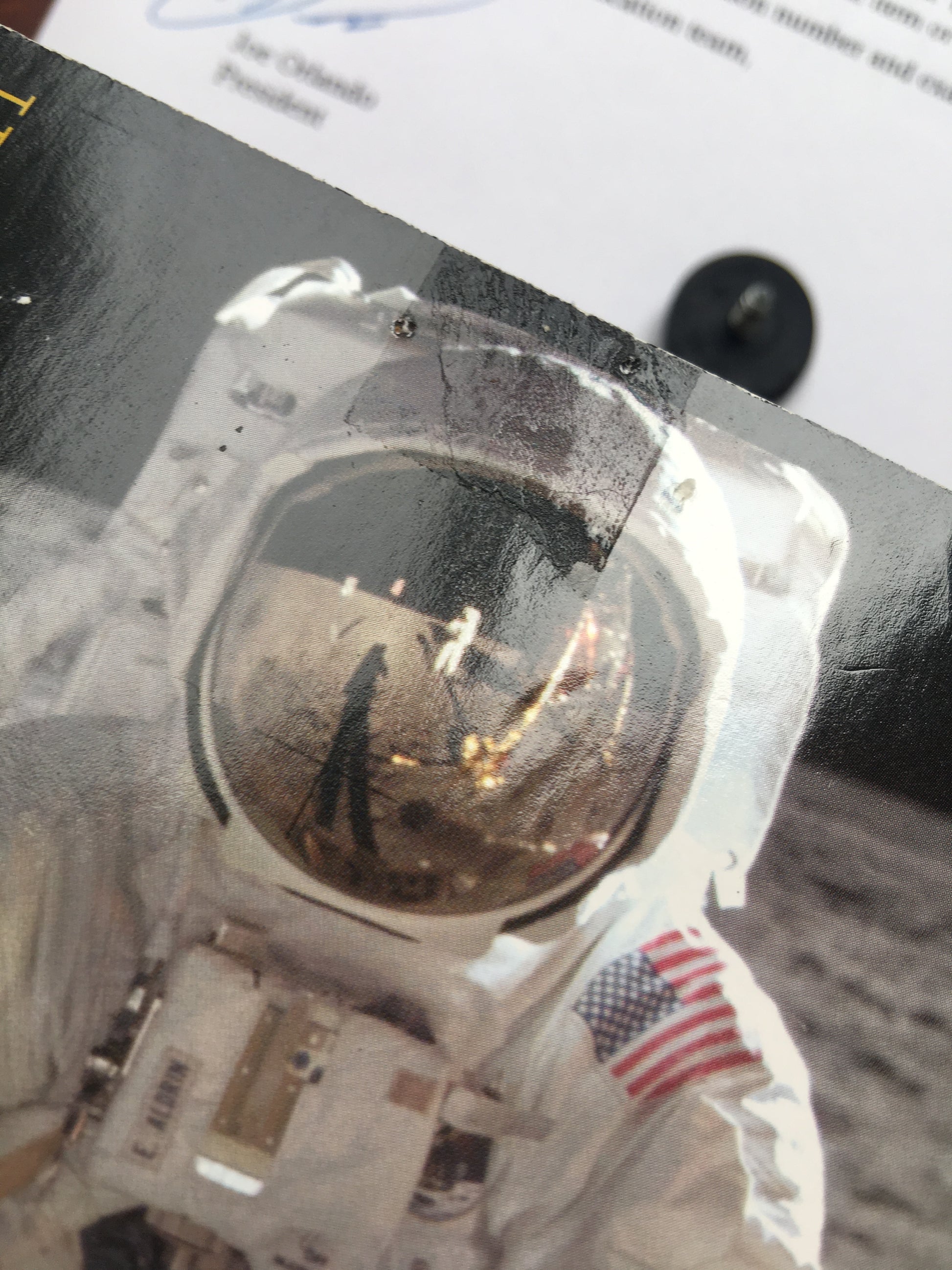 BUZZ ALDRIN * PSA/DNA * Signed LUNAR Postcard * NASA * Apollo 11 autograph
