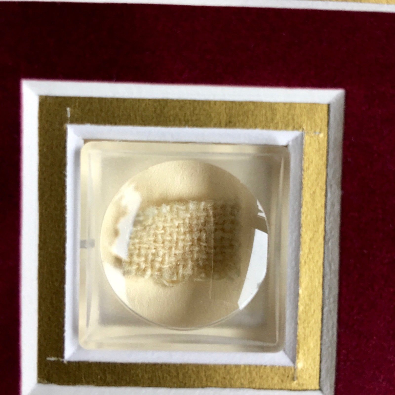 ABRAHAM LINCOLN * Genuine Assassination DEATHBED BANDAGE Relic * COA