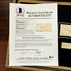 MARK TWAIN / SAMUEL L. CLEMENS * BAS Beckett LOA * Hand Signed Autograph Quote *