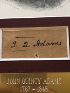 JOHN QUINCY ADAMS * PSA/DNA * Authentic AUTOGRAPH * SIGNED Clipped Free Frank