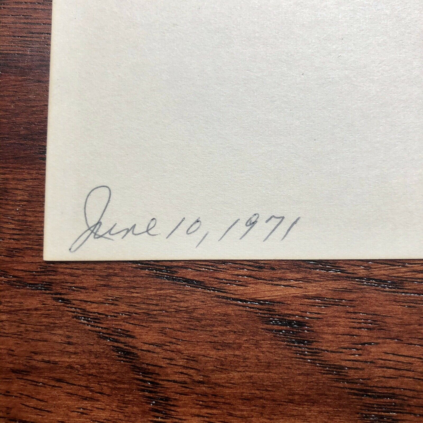 JOHN LENNON * JSA LOA * Signed Card While Recording Imagine * Beatles Autograph