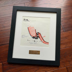 JOHN DeLOREAN * JSA LOA * Hand Drawn Autograph GULL WING Door Seal TRUCK Concept