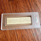 ABRAHAM LINCOLN * PSA/DNA Slab * Autograph Lengthy Handwritten Plea Signed