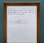 ABRAHAM LINCOLN * PSA * Autograph GETTYSBURG ADDRESS Souvenir Signed Signature