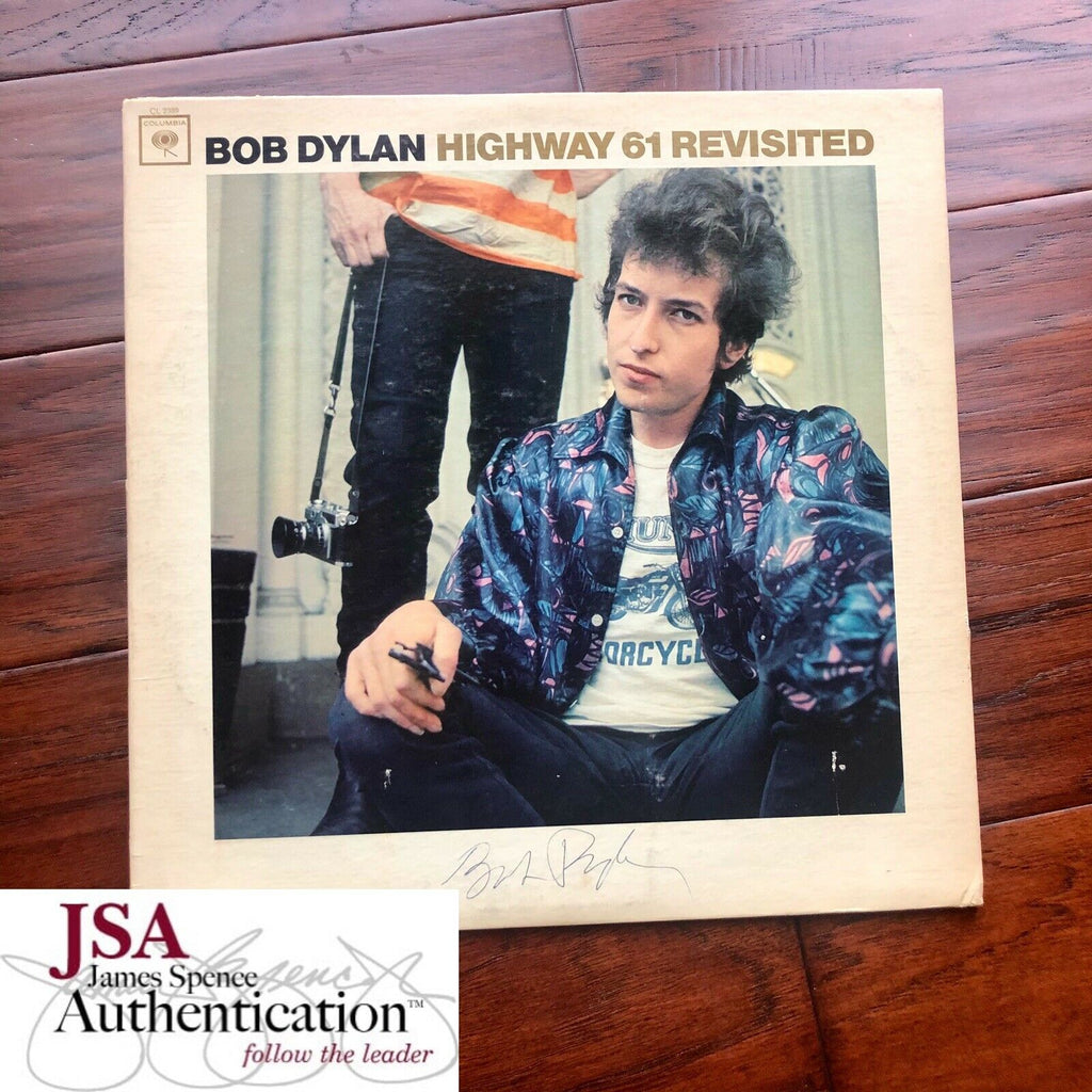 BOB DYLAN * JSA LOA * Autograph Highway 61 Revisited Signed Record Album