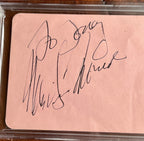 MARILYN MONROE * PSA/DNA * Authentic AUTOGRAPH Album Page SIGNED * Signature