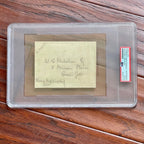 FLORENCE NIGHTINGALE * PSA/DNA * AUTOGRAPH Envelope SIGNED * To Red Cross Member