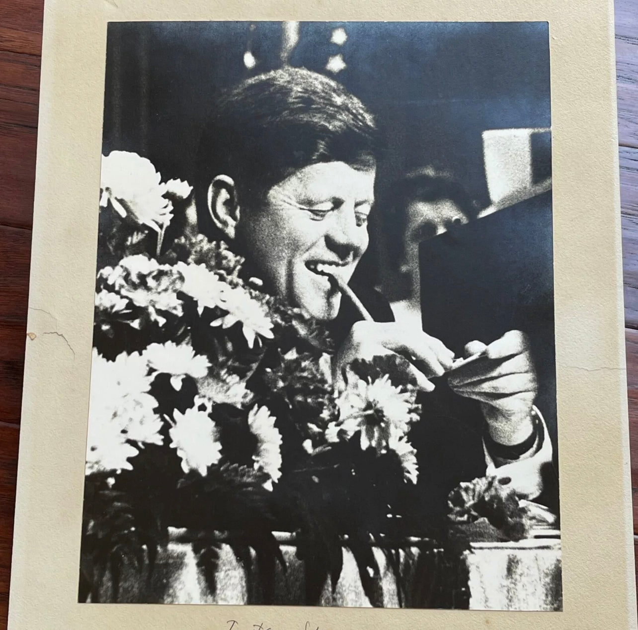 JOHN F. KENNEDY * PSA * as PRESIDENT Autograph Oversized CIGAR Portrait Signed