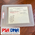 WARREN G. HARDING * PSA/DNA * Check Signed AS PRESIDENT Autograph Slabbed