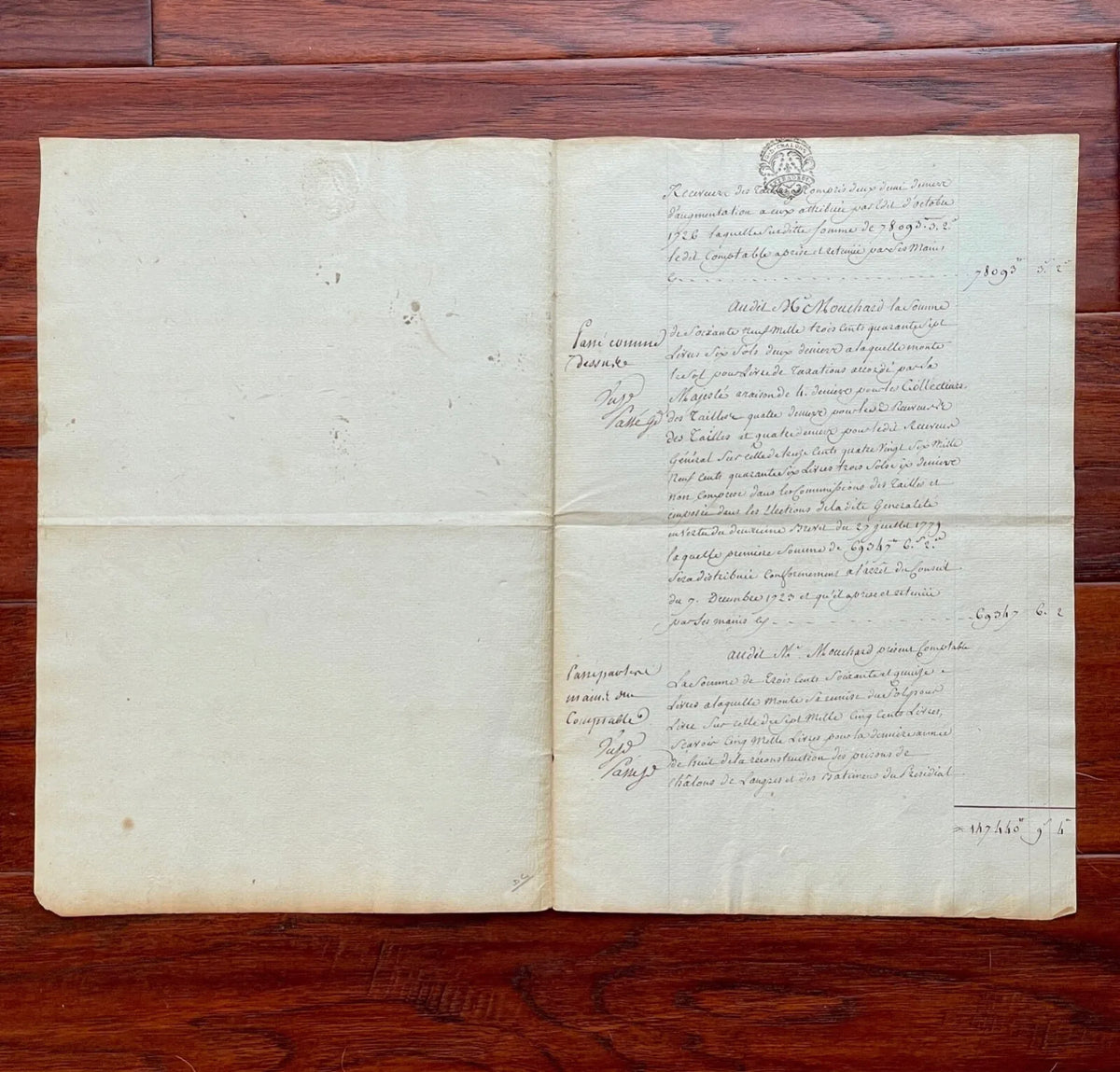 LOUIS XVI * JSA LOA * Beheaded King Signed Excessive Spending Document Autograph
