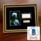 MARK TWAIN / SAMUEL L. CLEMENS * BAS Beckett LOA * Hand Signed Autograph Quote *