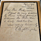 War Nurse Florence Nightingale ALS