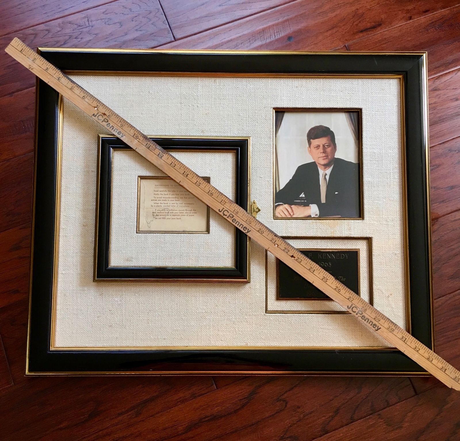 JOHN F KENNEDY * JSA COA * Authentic JFK AUTOGRAPH Signed Display * 1960