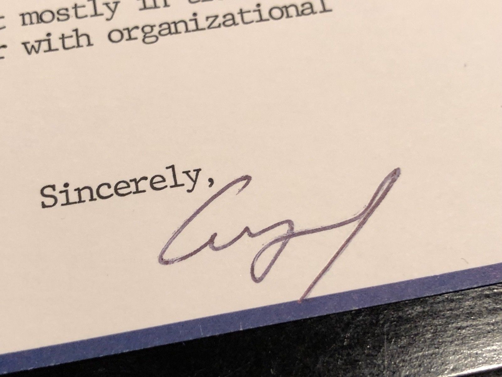 George H.W. Bush * Authentic AUTOGRAPH "victory" Typewritten Note SIGNED * 1979