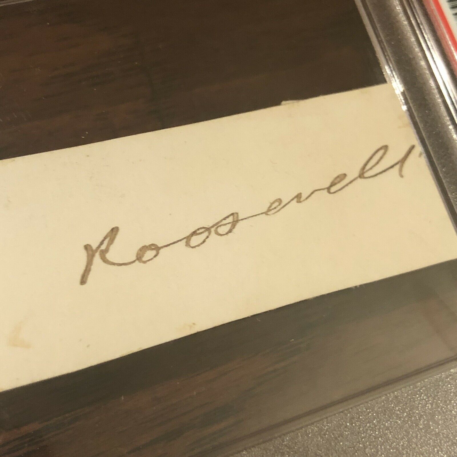 THEODORE ROOSEVELT * PSA/DNA Slabbed * Hand Signed Full Signature Autograph *
