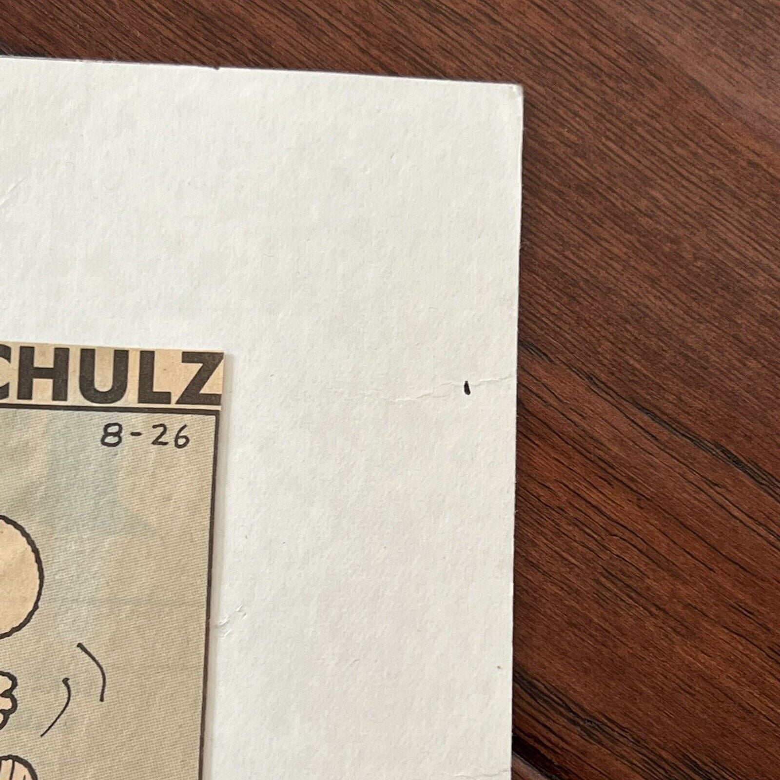 CHARLES SCHULZ * JSA LOA * Hand Signed Snoopy Peanuts Comic Strip Autograph