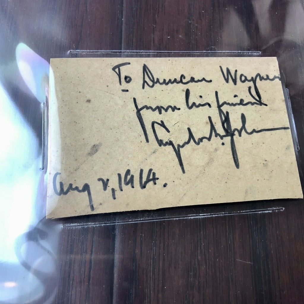 LYNDON B. JOHNSON * BECKETT BAS SLAB * Autograph Signature As President Signed