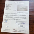 ABRAHAM LINCOLN * JSA LOA * Hand Signed Clean Autograph Card * Strong Provenance