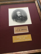 JOHN QUINCY ADAMS * PSA/DNA * Authentic AUTOGRAPH * SIGNED Clipped Free Frank