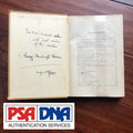 HARRY HOUDINI * PSA/DNA * Signed "Handcuff Houdini" Autograph Unmasking Book